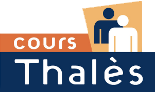 Programme Terminale S – cours Thales